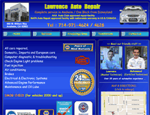 Tablet Screenshot of lawrence-autorepair.com